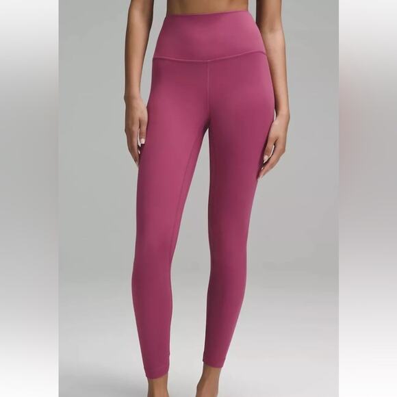 Lululemon Align High-Rise Crop Pant Leggings 24" Pink Lychee Size 0 - Picture 1 of 7